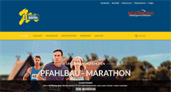 Desktop Screenshot of pfahlbaumarathon.de